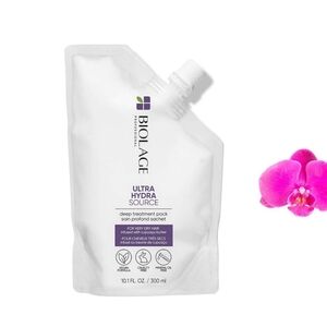 New Biolage Ultra Hydra Source Deep Conditioner Mask Pack 10.1 fl oz